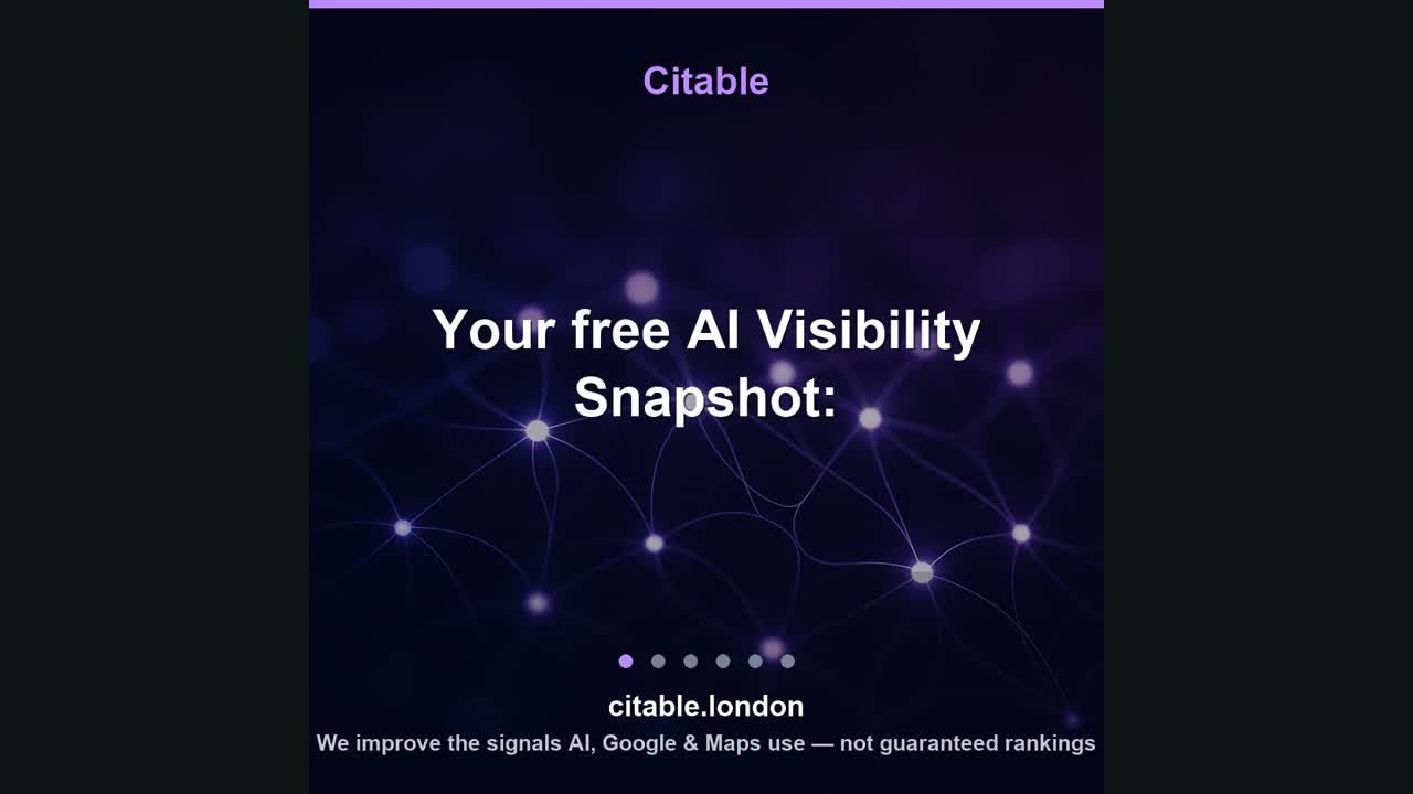 Free AI Visibility Snapshot video from Citable London
